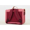 Lederen kleuterboekentas met magneetslot - Rabbit antique pink 